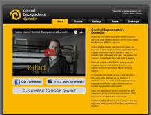 Tablet Screenshot of centralbackpackers.co.nz